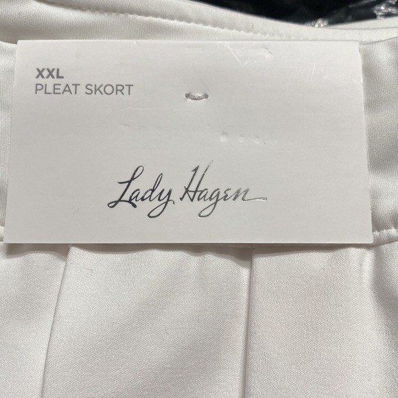 LADY HAGEN WHITE W / BLUE GOLF SKORT Size XXL - Picture 5 of 6